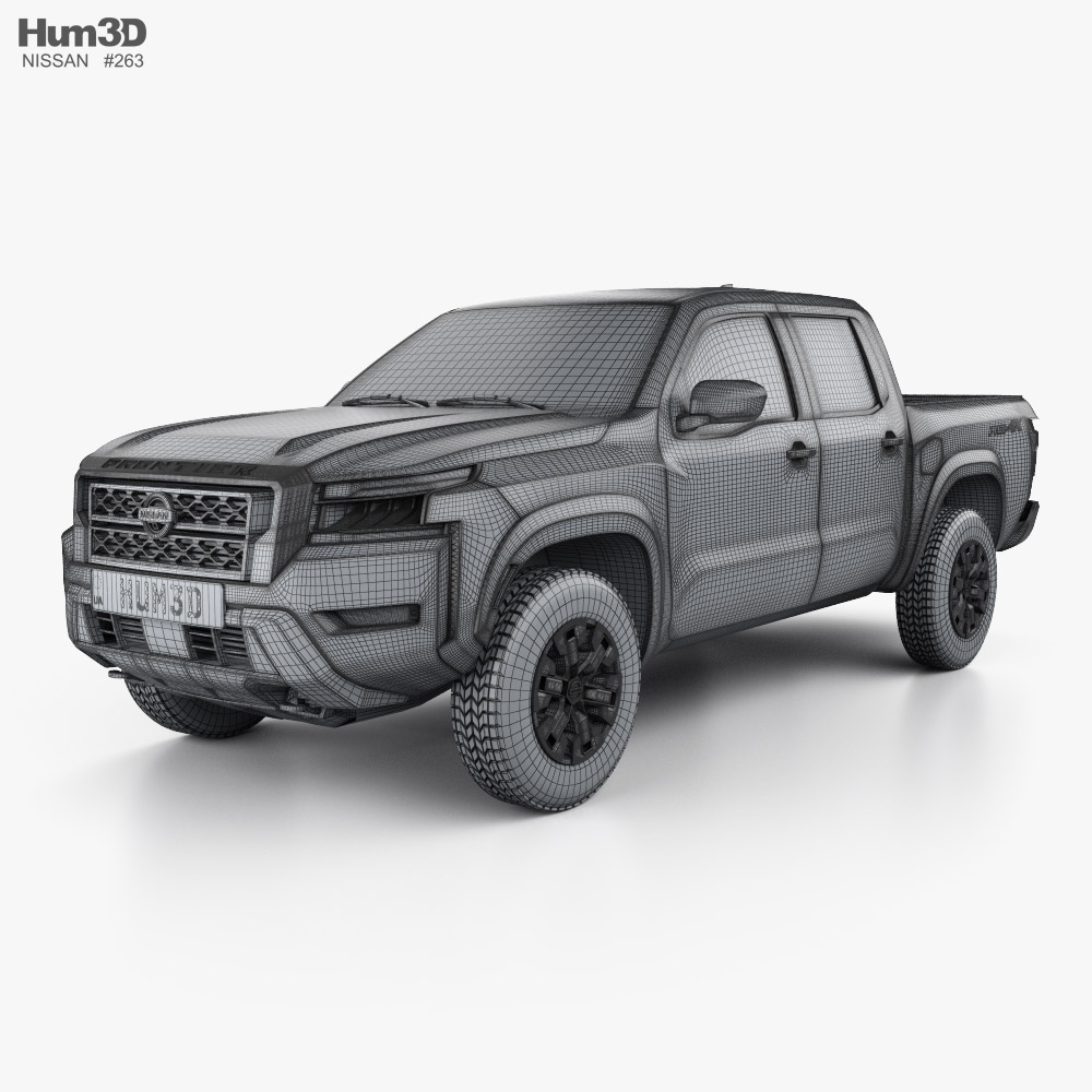 Nissan Frontier Pro-4X Crew Cab 2024 3D model