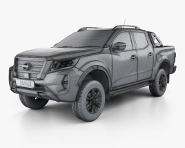 Nissan Navara Double Cab PRO 4X 2023 car clipart