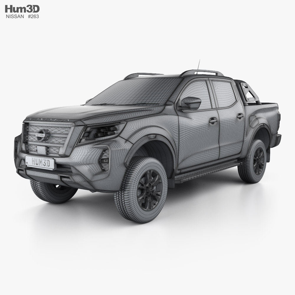 Nissan Navara Double Cab PRO 4X 2023 car clipart