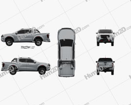 Nissan Navara Doppelkabine PRO 4X 2020 car clipart