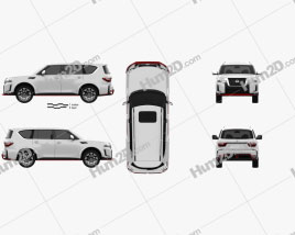 Nissan Patrol Nismo 2021 car clipart