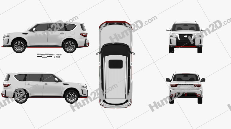 Nissan Patrol Nismo 2021 Clipart Image