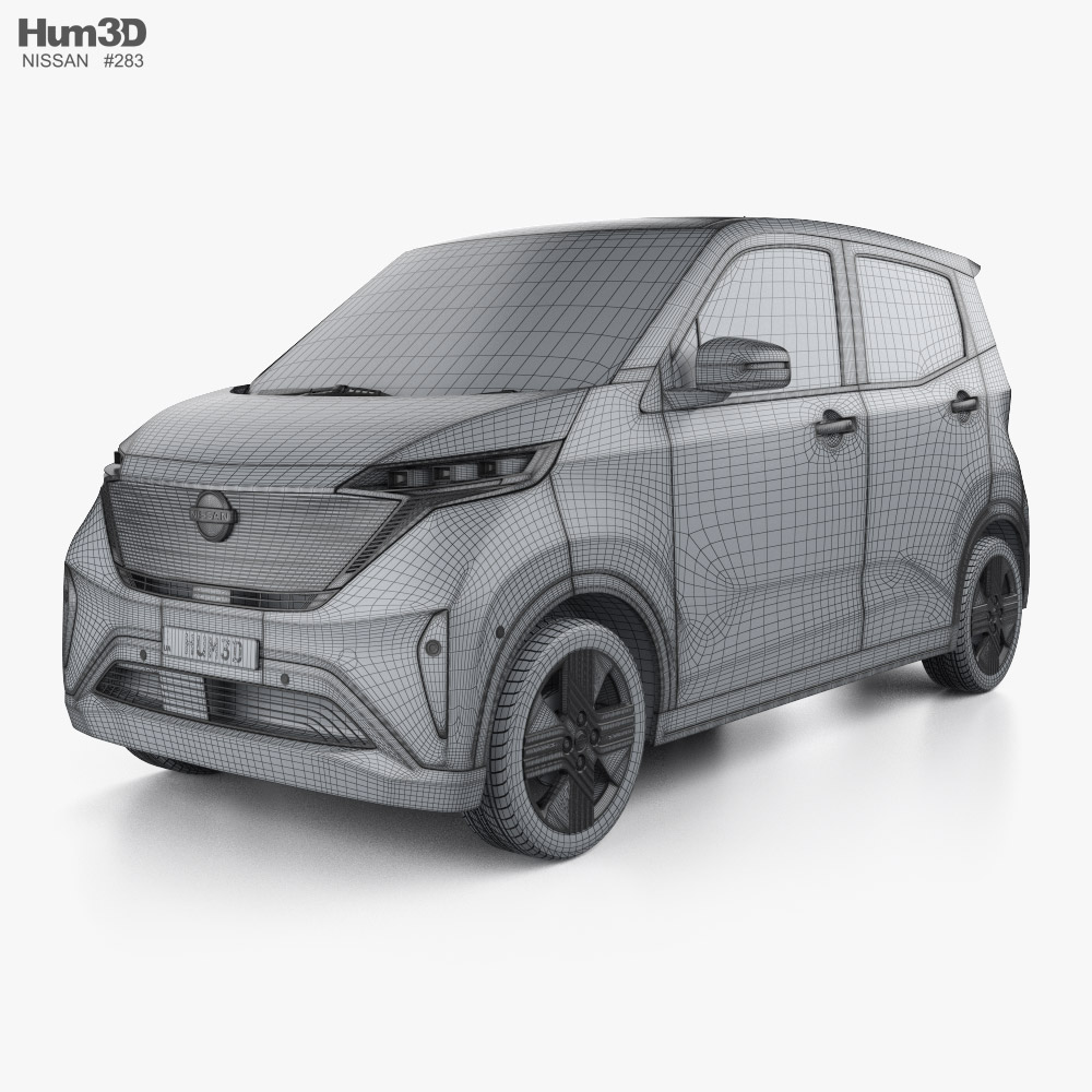 Nissan Sakura 2024 3D model