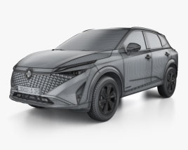 Nissan Qashqai N-Design 2024 car clipart