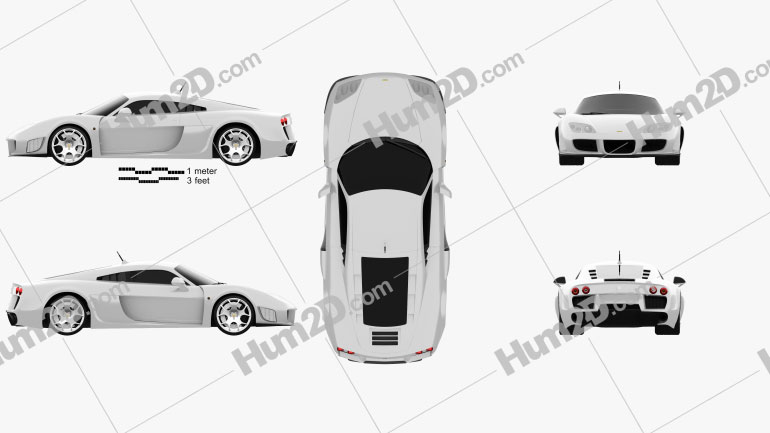 Noble M600 2012 car clipart