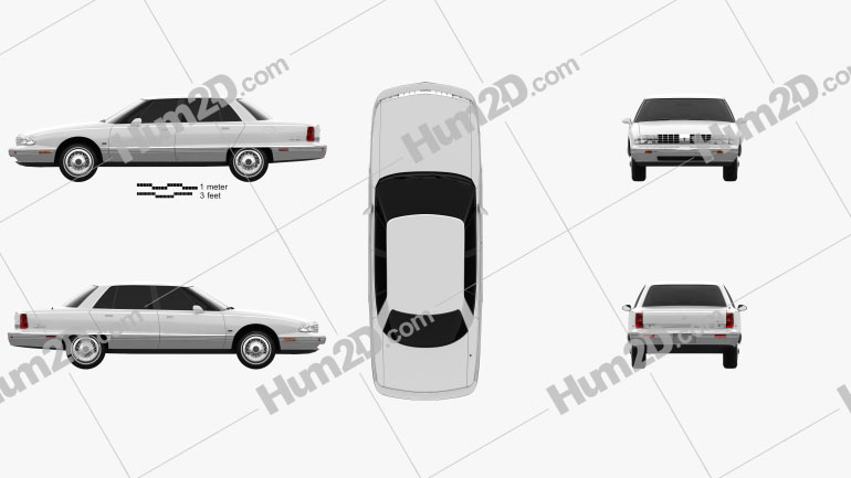 Oldsmobile 98 1991 PNG Clipart