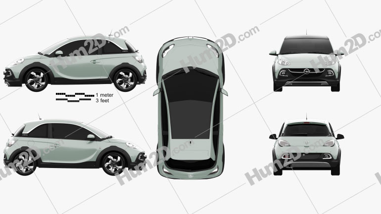 Opel Adam Rocks 2014 car clipart