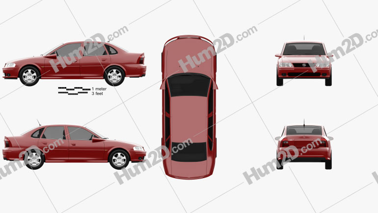 Opel Vectra 1995 PNG Clipart