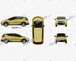 Opel Ampera-e 2017 car clipart