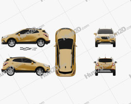 Opel Mokka X 2017 car clipart
