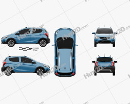 Opel Karl Rocks 2017 car clipart