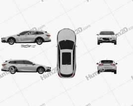 Opel Insignia Country Tourer 2017 car clipart