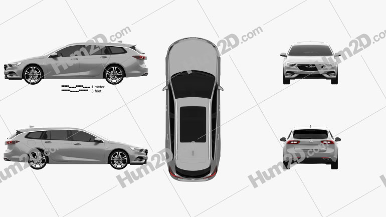 Opel Insignia Sports Tourer Turbo 4×4 2017 PNG Clipart