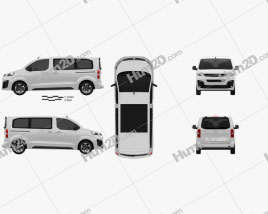 Opel Zafira Life 2019 clipart