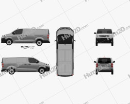 Opel Vivaro Panel Van L3 2019 clipart