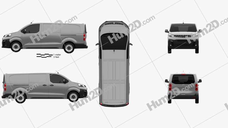 Opel Vivaro Panel Van L3 2019 PNG Clipart