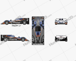 Oreca 03 2013 car clipart