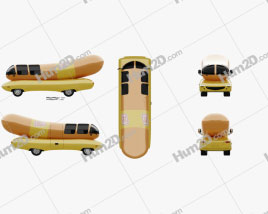 Oscar Mayer Wienermobile 2012 clipart