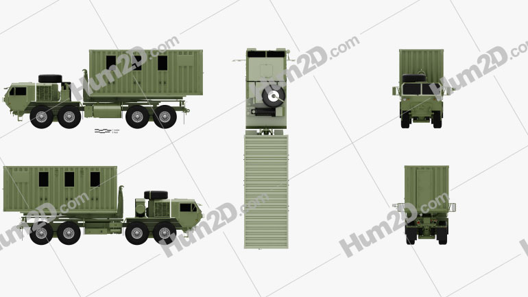 Oshkosh M1120A4 Load Handling System 2011 clipart