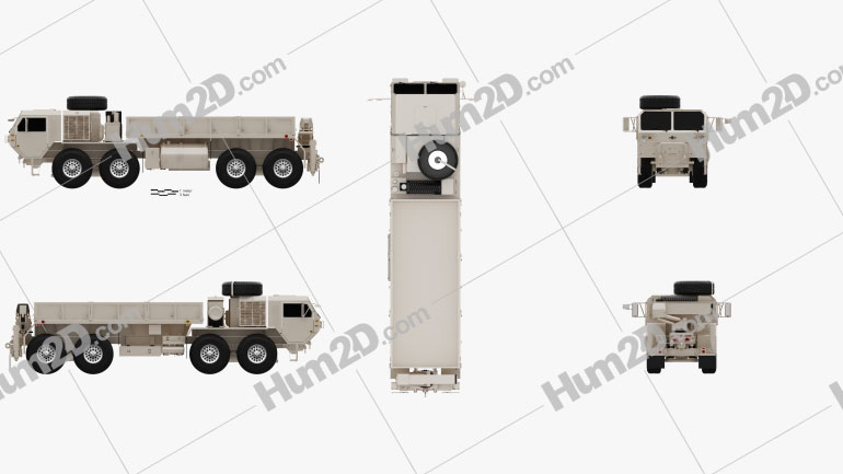 Oshkosh HEMTT M977A4 Cargo Truck 2011 clipart