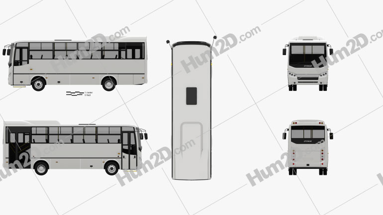 Otokar Navigo C Bus 2017 clipart
