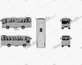 Otokar Navigo U Bus 2017 clipart