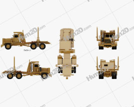 Pacific P-16 Log Truck 1978 clipart