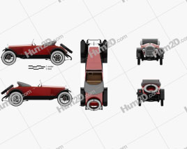 Packard Twin Six 1919 car clipart