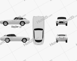 Pegaso Z-102 1954 car clipart