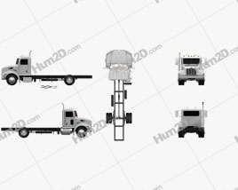Peterbilt 337 Chassis Truck 2-axle 2006 clipart
