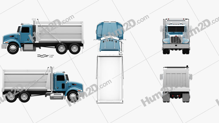 Free Free 213 Peterbilt Dump Truck Svg SVG PNG EPS DXF File