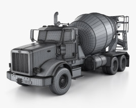 Peterbilt 365 Mixer Truck 2015 clipart