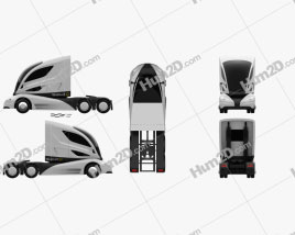 Peterbilt Walmart Advanced Vehicle Experience Truck 2015 clipart