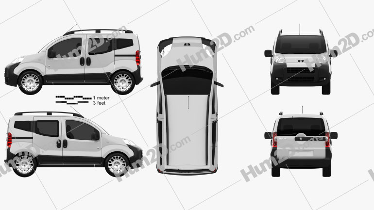 Peugeot Bipper Tepee 2011 clipart