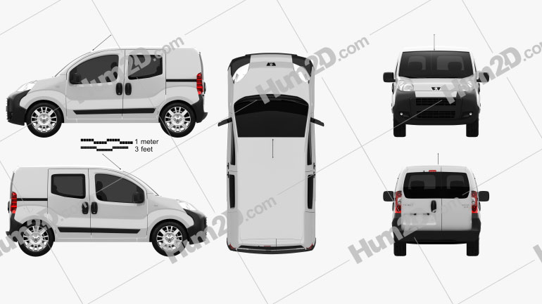 Peugeot Van Clipart Images And Blueprints For Download In Png Psd