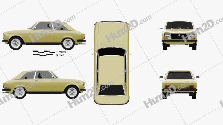 Peugeot 304 coupe 1970 PNG Clipart