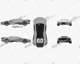 Peugeot Vision Gran Turismo 2015 car clipart