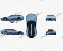 Peugeot Instinct 2017 car clipart