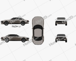Peugeot e-Legend 2018 car clipart
