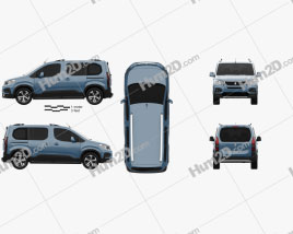 Peugeot Rifter 2018 clipart