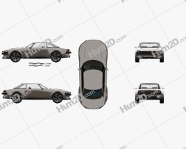 Peugeot e-Legend with HQ interior 2018 car clipart