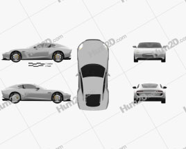 Piech Mark Zero 2019 car clipart