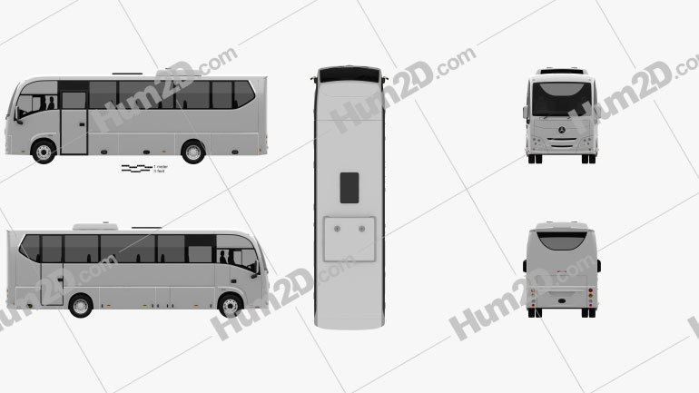Plaxton Cheetah XL Bus 2016 clipart