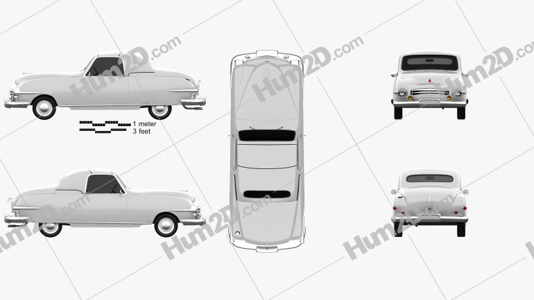 Playboy Convertible 1951 PNG Clipart