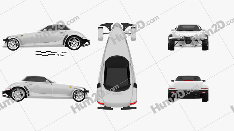 Plymouth Prowler 1999 car clipart