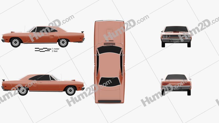 Plymouth Road Runner 440 hardtop 1970 PNG Clipart