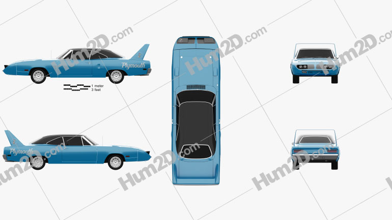 Plymouth Road Runner Superbird 1970 PNG Clipart