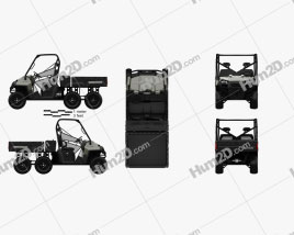 Polaris Ranger 6×6 2014 clipart