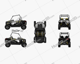 Polaris RZR S 900 2017 clipart