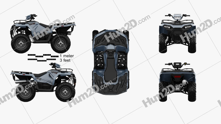 Polaris Sportsman 570 2021 clipart